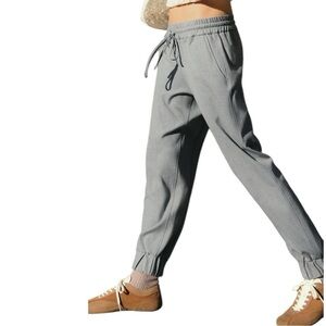 ZARA Gray Pull On Drawstring Waist Joggers size large